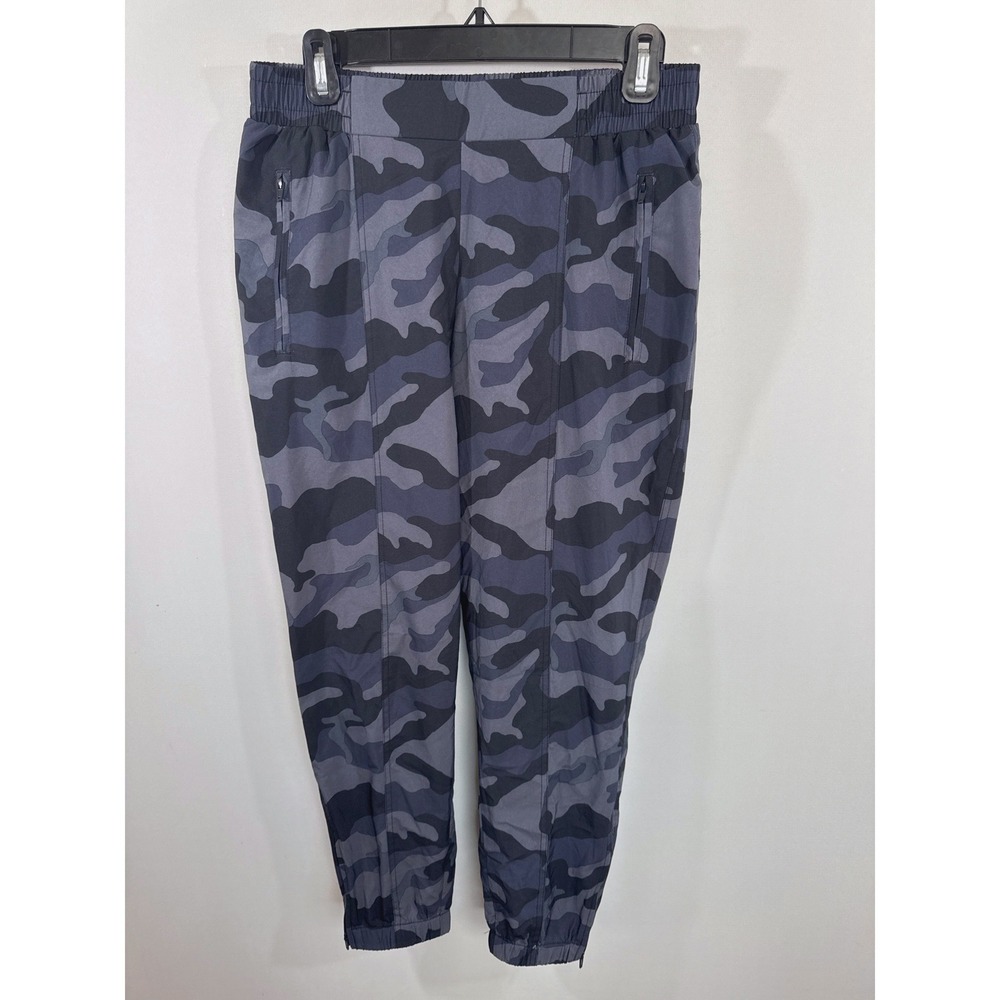 Old Navy Active StretchTech Camo Joggers‎ Grey Charcoal Medium Zipper Pockets